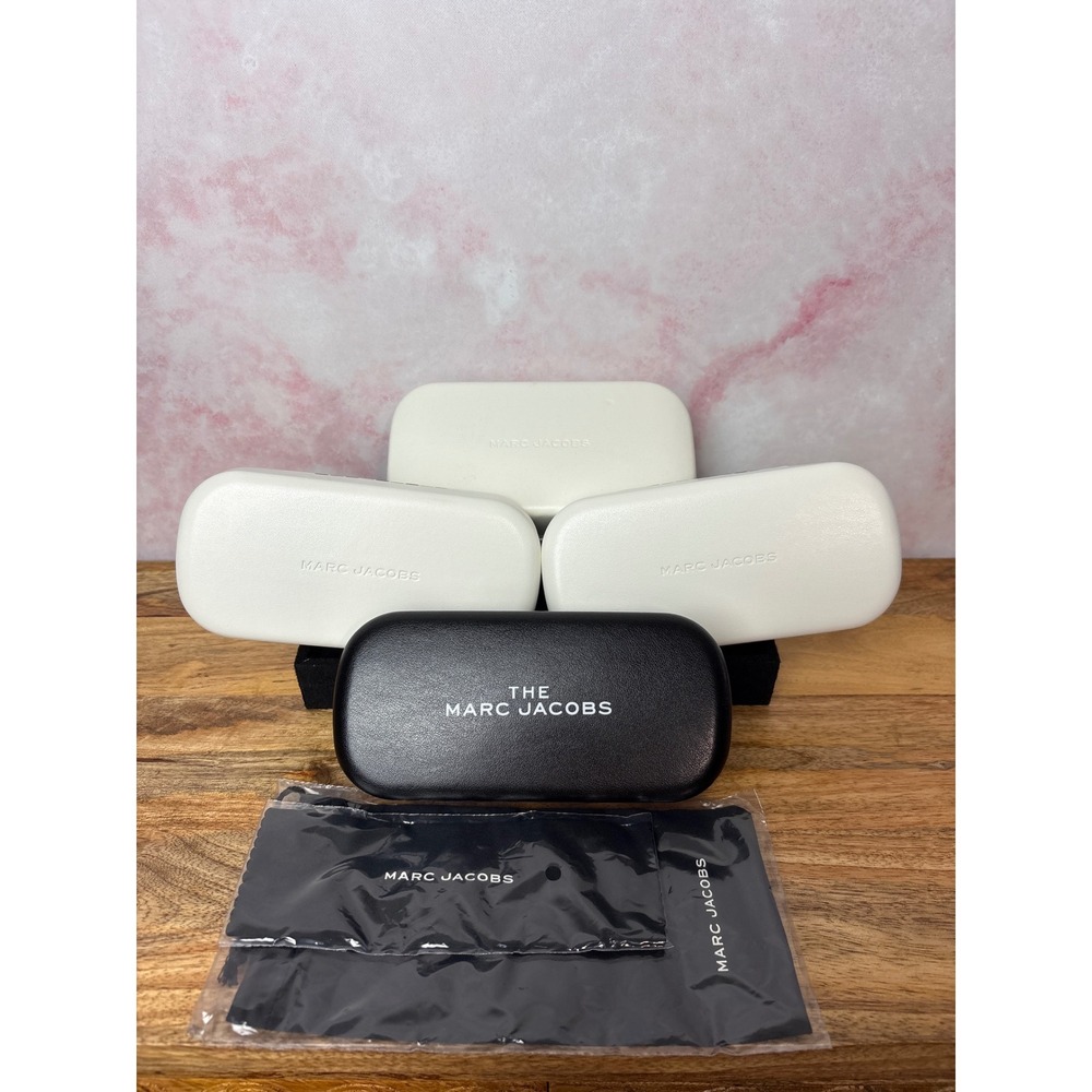 Marc Jacobs EMPTY Eyeglass Hard Case lot of FOUR